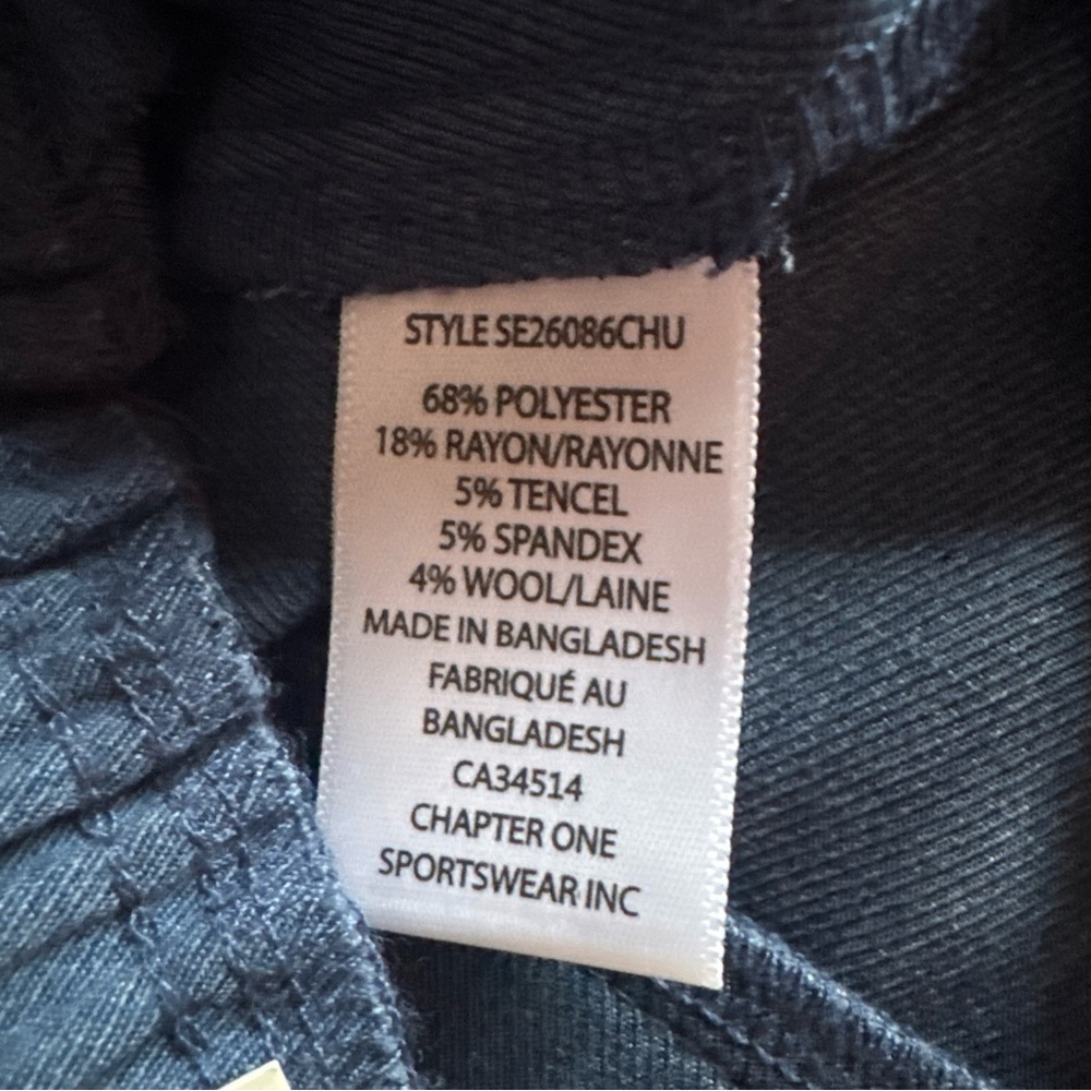 Blue Dress Pants W/Front Detail by Haver and Blair Sz S - Picture 9 of 10